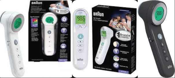 Bezkontakten Termometar 07 Braun No Touch 3 1