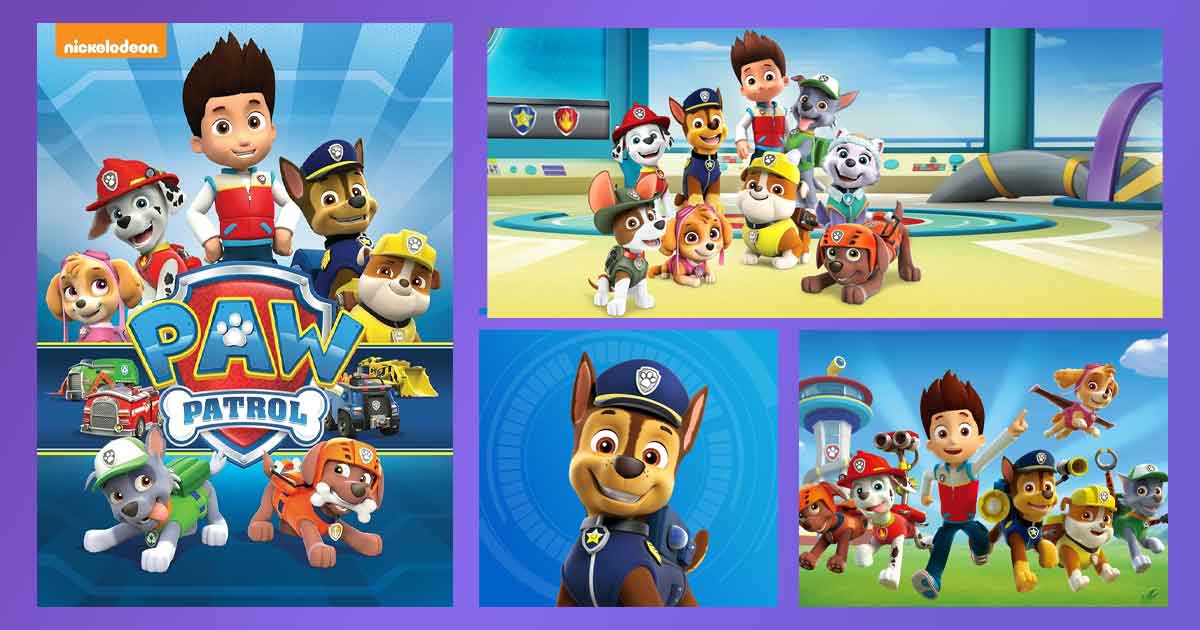 Всички кучета: Как се казват кученцата от Пес Патрул (Paw Patrol) и какво трябва да знаем за тях: Зума, Роки, Чейс и Райдър. Рабъл, Скай и Маршал